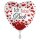 Standard I Love You Folienballon PL40 verpackt 43cm