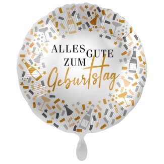 Standard Hello Happy Birthday Folienballon PL40 verpackt 43c