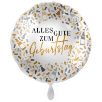 Standard Hello Happy Birthday Folienballon PL40 verpackt 43c