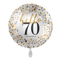 Standard Hello 70 Folienballon PL40 verpackt 43cm