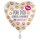 Standard Hugs & Kisses Folienballon PL40 verpackt 43cm