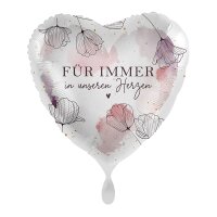 Standard Forever in our Hearts Folienballon PL40 verpackt...