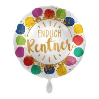 Standard Endlich Rentner Folienballon PL40 verpackt 43cm
