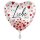 Standard All about Love Folienballon PL40 verpackt 43cm