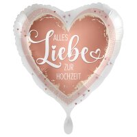 Standard Alles Liebe zur Hochzeit Folienballon PL40...