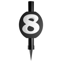 Fontäne Zahl 8