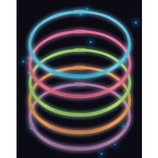 Knicklicht-Halskette 10 Stück 56 cm