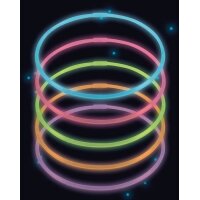 Knicklicht-Halskette 10 Stück 56 cm