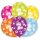 Luftballons Zahl 2 27,5cm bunt 6er