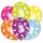 Luftballons Zahl 3 27,5cm bunt 6er