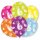 Luftballons Zahl 6 27,5cm bunt 6er