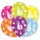 Luftballons Zahl 6 27,5cm bunt 6er