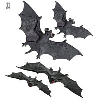 Deko Fledermäuse 11 cm 4 Stück