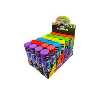 Farb Haarspray 85g 6fach sortiert Dose