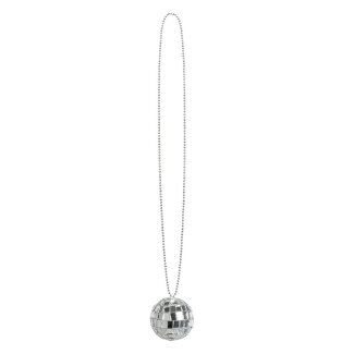 Halskette Discokugel silber 40 cm