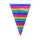 Folienwimpelkette Regenbogen mehrfarbig