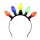 Haarreif mit farbigen LED-Lampen