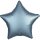 Folienballon Stern D43cm Satin blau