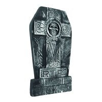 Deko Grabstein Skull cross RIP