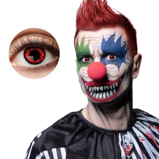 Kontaktlinsen 1 Woche Crazy clown
