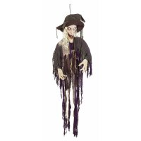 Hängedeko Lachende Hexe 170cm
