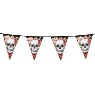 Wimpelkette Day of the Dead Polyester