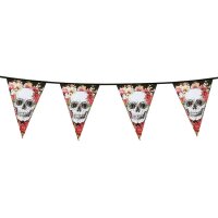Wimpelkette Day of the Dead Polyester