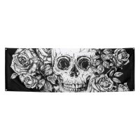 Banner Schädel 74 x 220 cm
