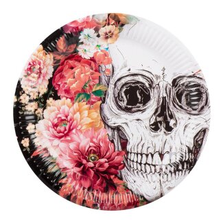 Papierteller Day of the Dead 10 Stück