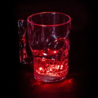 Becher Leuchtender Schädel 400ml