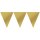 Wimpelkette 457x17,7cm gold