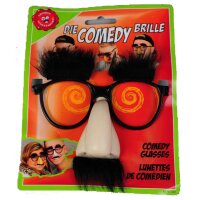 Comedy-Brille mit Nase, Bart und Augenbrauen