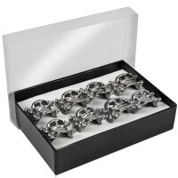 Satz 8 Ringe Totenkopf