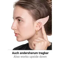 Dämon Ohren Latexapplikation