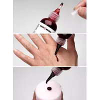 Kunstblut Flasche mit Dosierspitze 50 ml