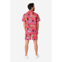 Rick & Morty™ Surreal, Shirt + Shorts, Dark Red