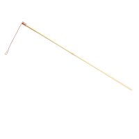 Laternenstab Holz 50 cm mit Drahthalter