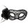 Maske Mystique schwarz aus Spitze
