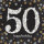 Serviette 33x33cm Sparkling Celebration 50