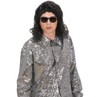 WIDMANN Perücke King of Pop schwarz