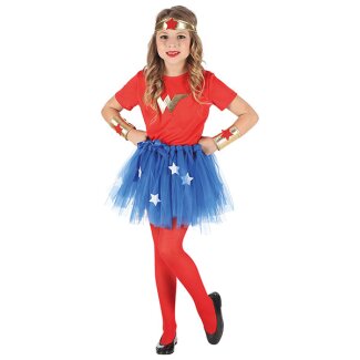 Kinderkostüm Wondergirl Gr. 110