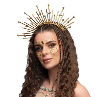 Boland Tiara Halo-Krone Aurora Einheitsgröße