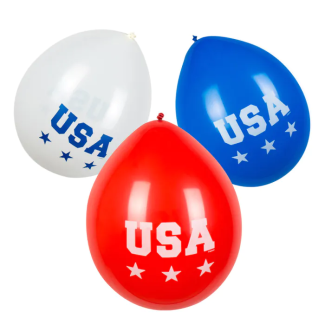 Luftballons USA 25,4cm 6er