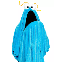 Die Sesamstraße – Yip Yip Marsianer Kostüm blau