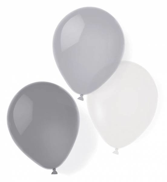 Luftballons Silver Dream 25,4cm 8er