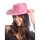 CHAKS Cowboyhut mit Diamanten rosa