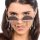 CHAKS Partybrille mit Strasssteinen 14x13,5x7,5cm
