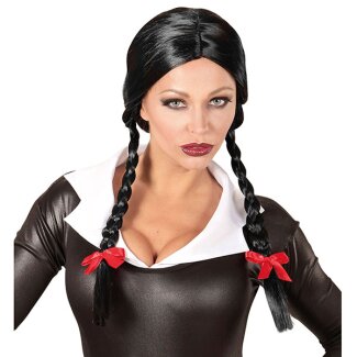 Perücke Dark Girl schwarz