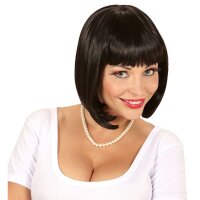 Wimpern schwarz mit Schleife & Kleber