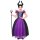 Kinderkostüm Malefiza Kleid Kopfschmuck